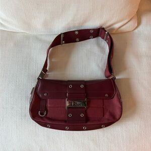 Dior Burgundy Columbus Bag